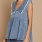 Babydoll Denim Tank Top