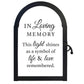 In Loving Memory Sympathy Lantern