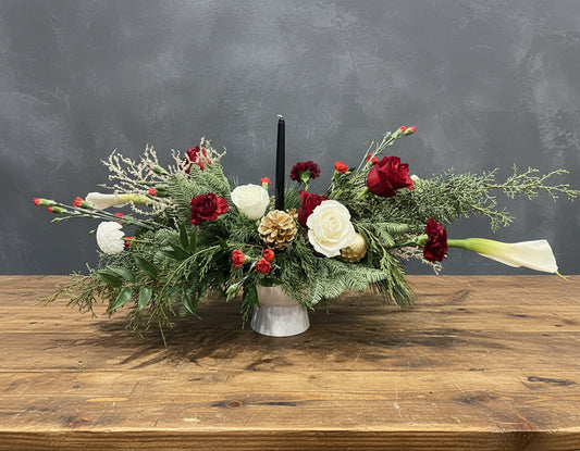Candlelight Christmas Centerpiece