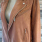 Brown Vegan Suede Jacket