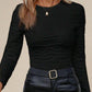 Wavy Slim Fit Long Sleeve