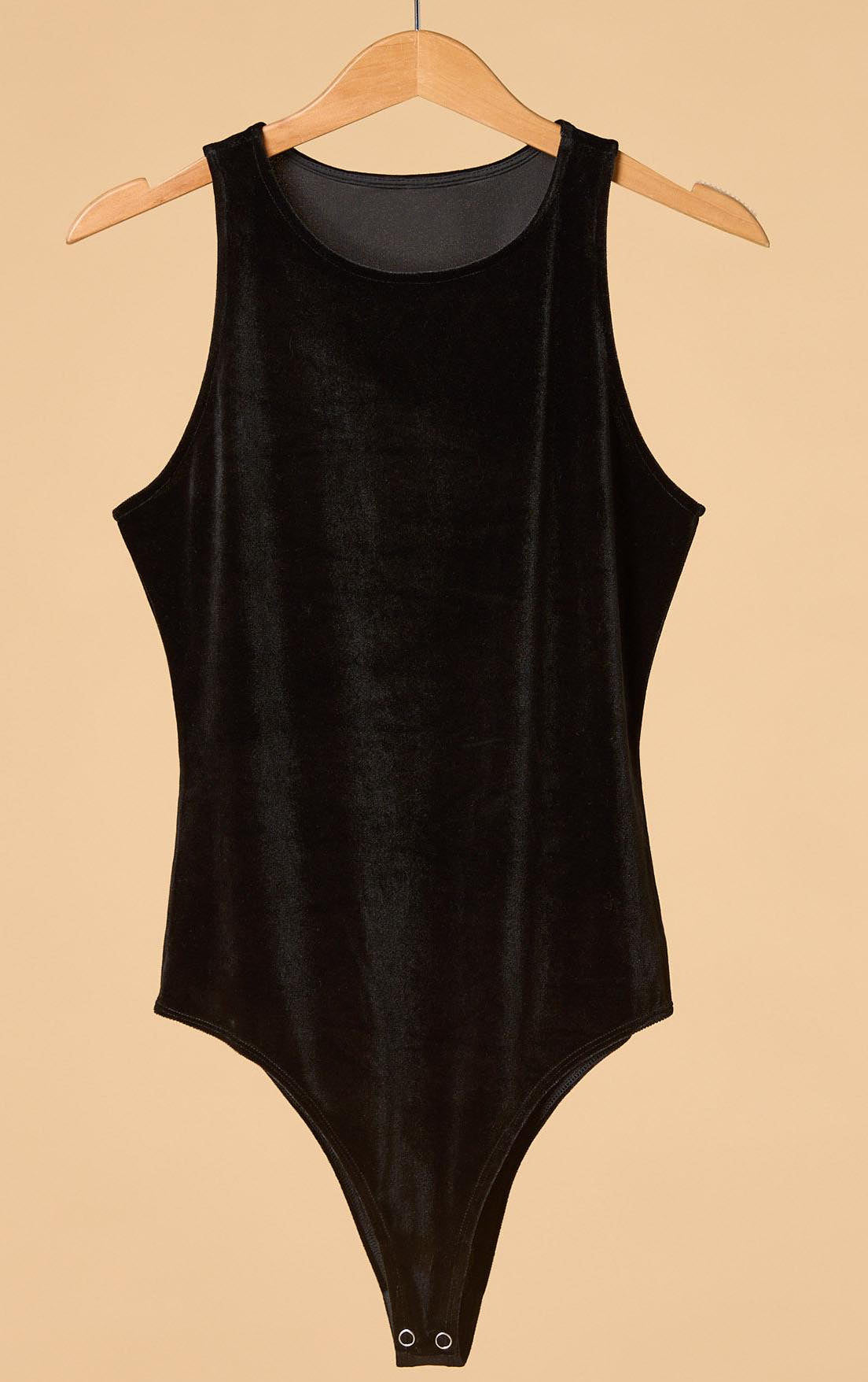 Black Velvet Body Suit