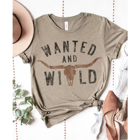 Wanted and Wild Tee