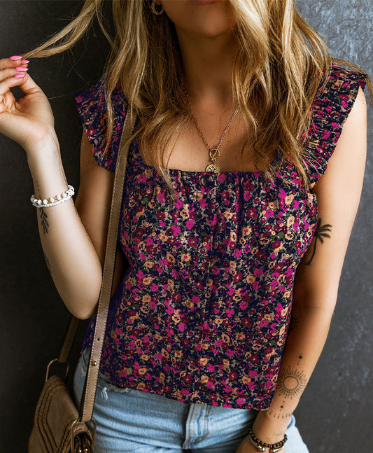 Bianca Boho Floral Tank