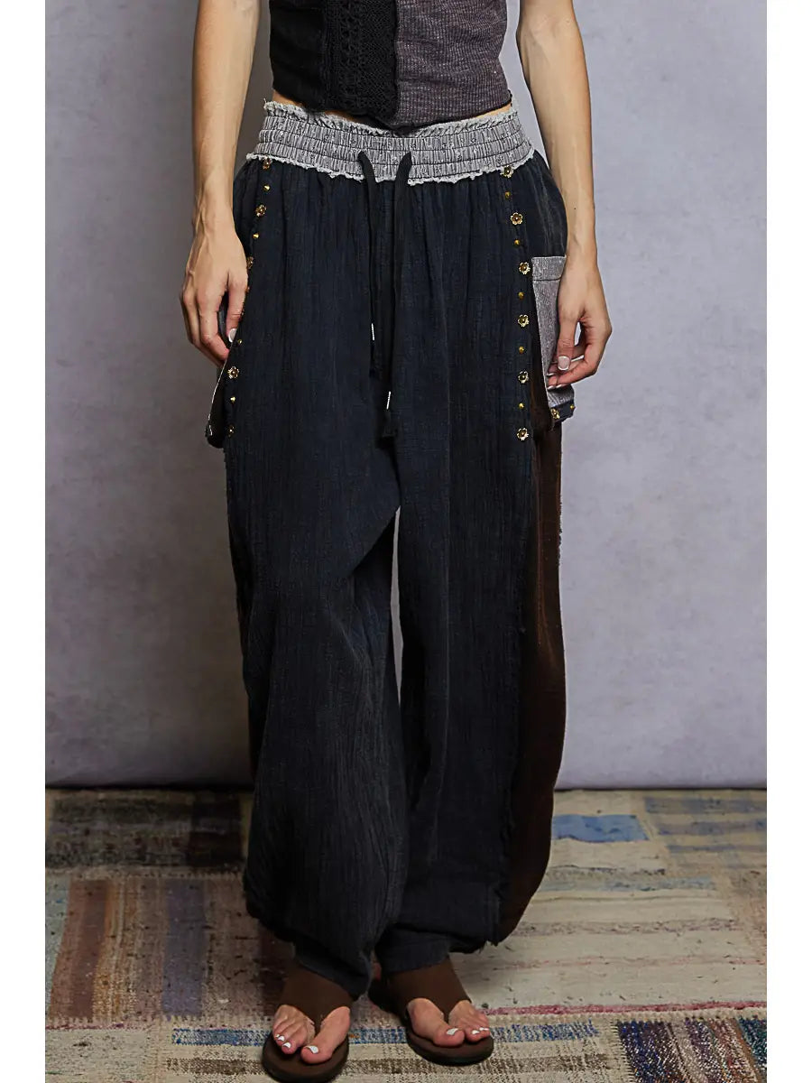 Studded Harem Pants
