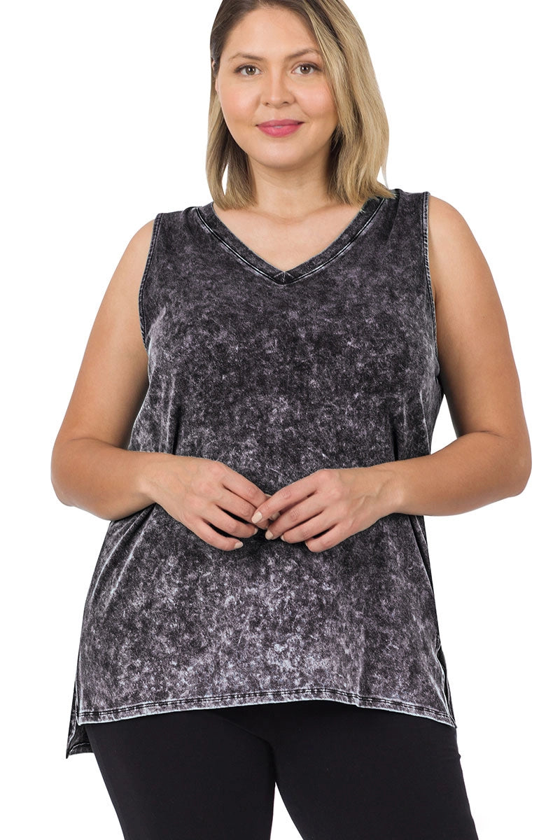Crinkle Charcoal Tank