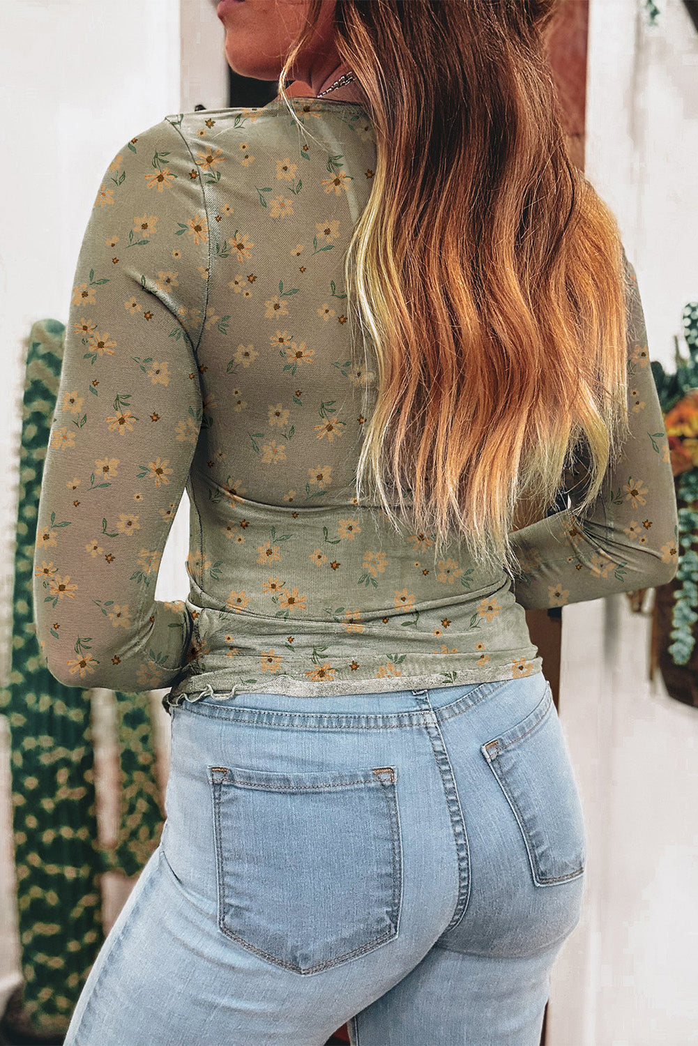 Southern Charm Sheer Longsleeve