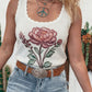 Rustic Rose Tank Top