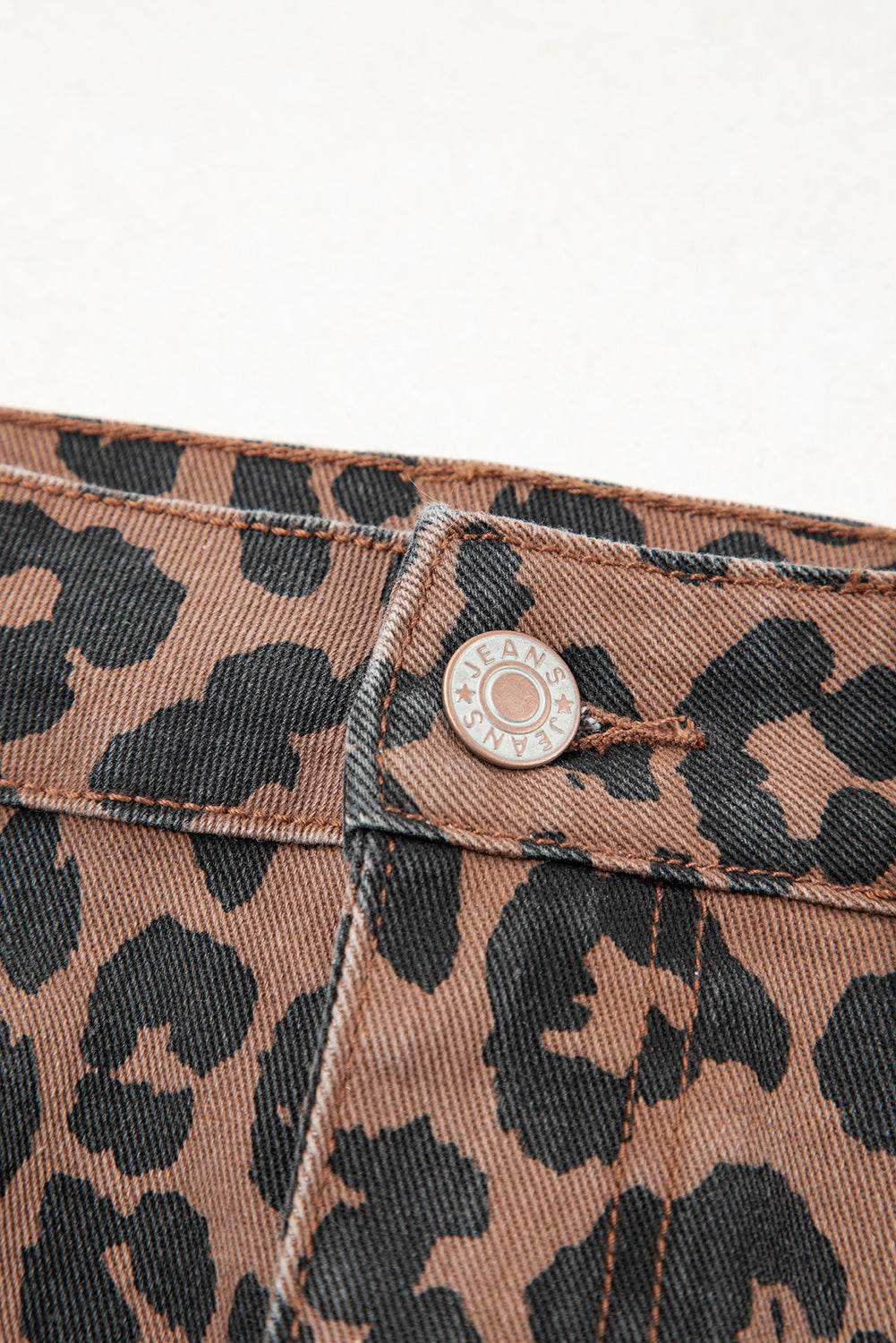 Leopard Split Mid Skirt