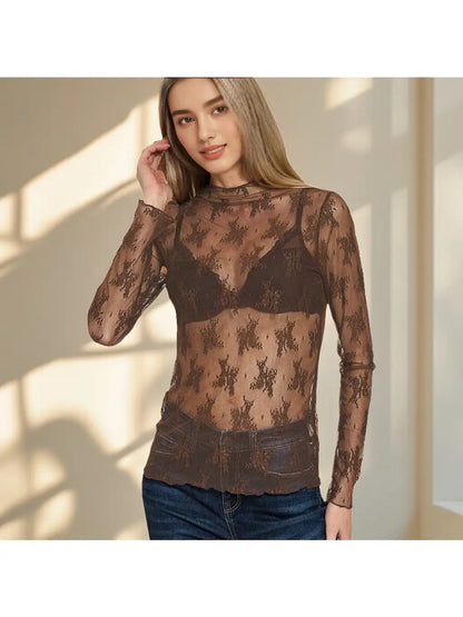 Lace Layering Longsleeve - 3 Colors