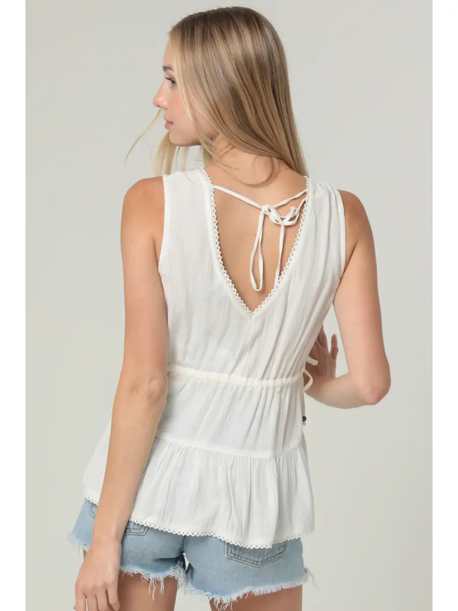 Emily Embroidered Tank