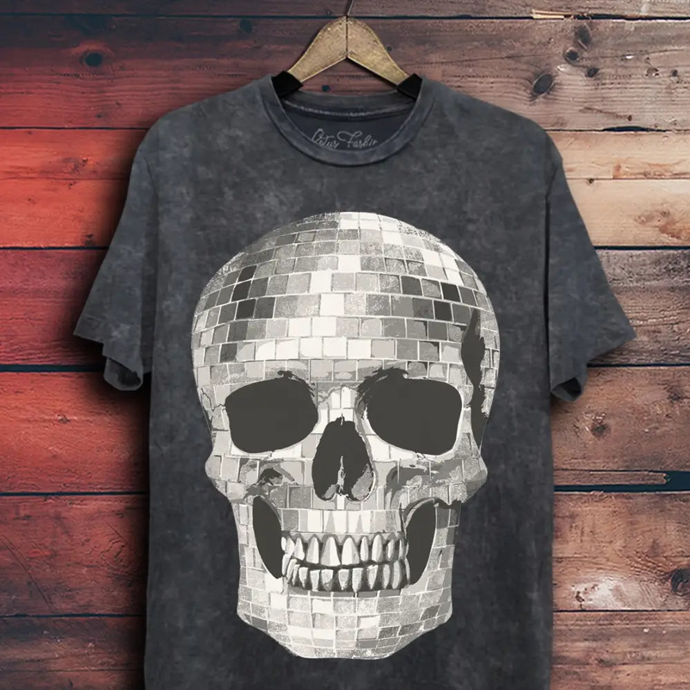 Disco Skull T Shirt