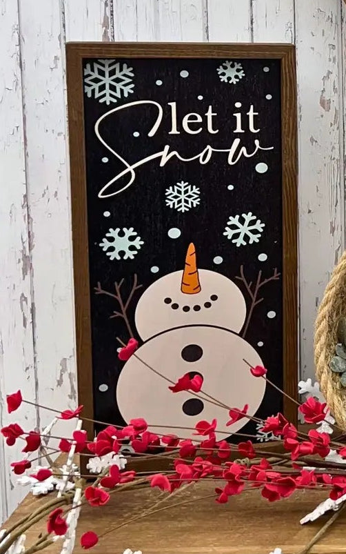 Let It Snow Sign