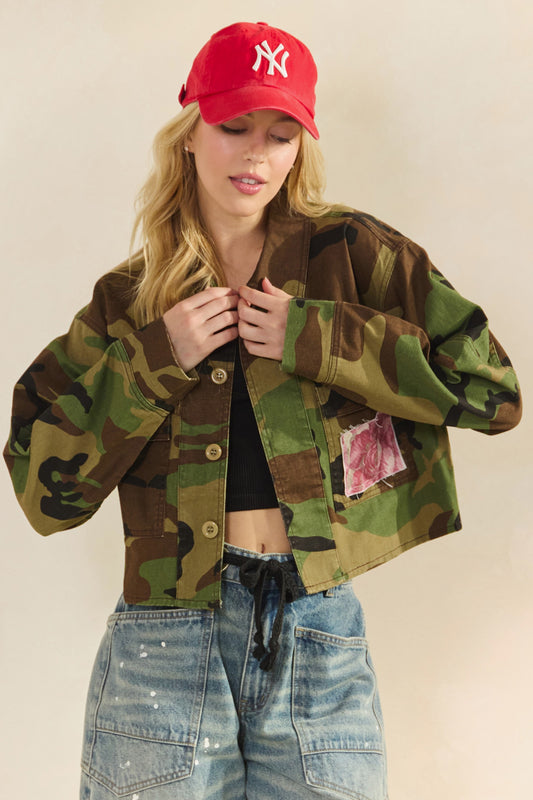 Fresh Camo Jacket - Plus