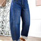 Sail Blue Barrel Jeans