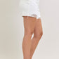 Judy Blue Magic Dad Shorts - White