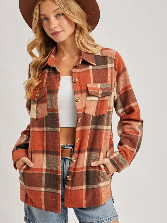 Spice Flannel Shacket