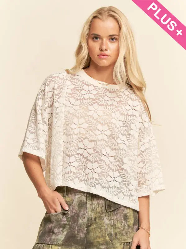 Bailey Boxy Knit Top - PLUS