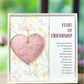 Years of Friendship Handmade Stained Glass