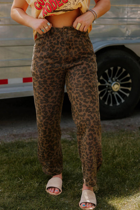 Leopard Jeans