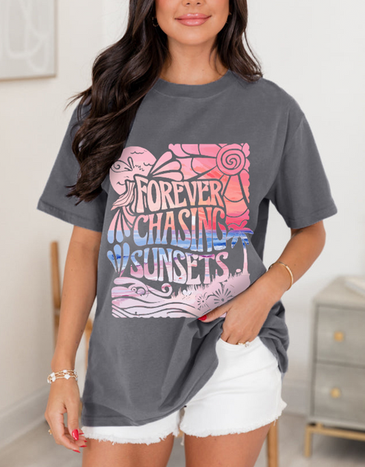 Forever Chasing Sunsets Graphic Tee