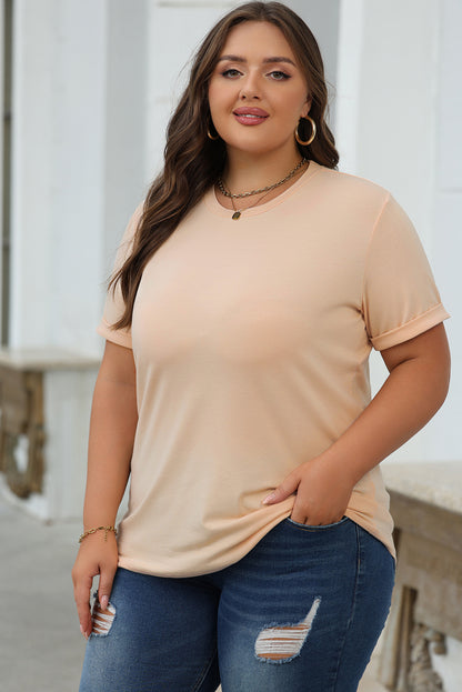 Casual Peach Tee