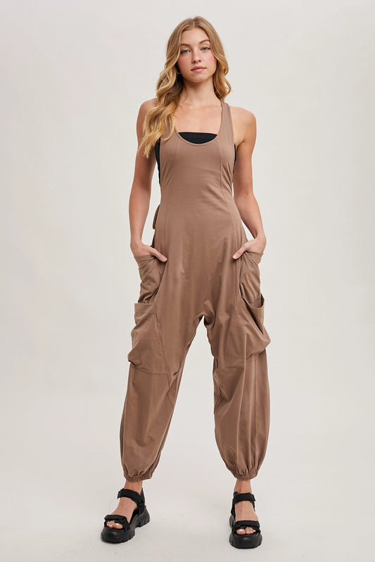 Baggy Cargo Jumpsuit